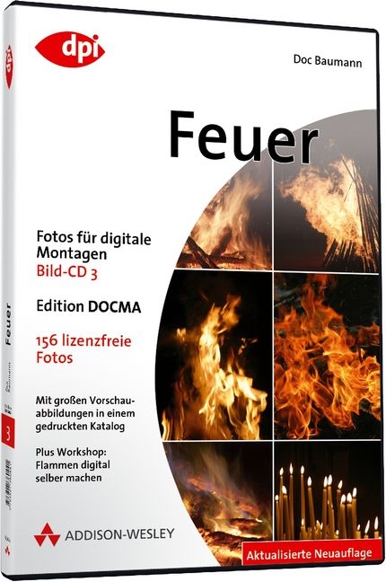 Fotos f&uuml;r digitale Montagen - Feuer - Doc Baumann