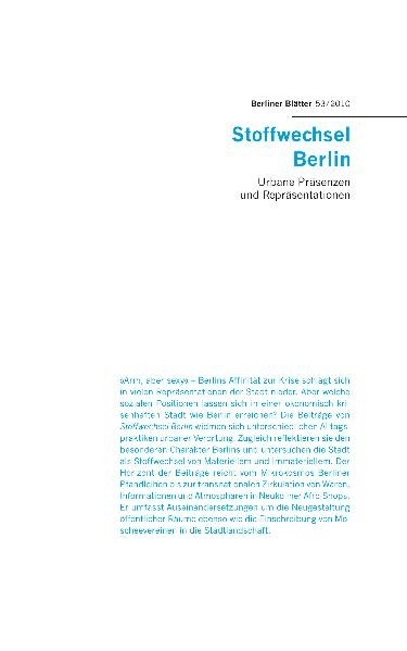 Stoffwechsel Berlin - 
