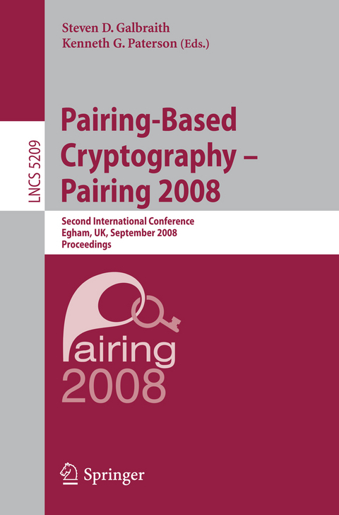 Pairing-Based Cryptography &ndash; Pairing 2008 - 