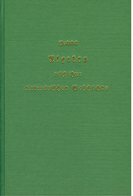 Algebra nebst ihrer litterarischen Geschichte - Johann G Prändel