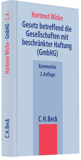 Gesetz betreffend die Gesellschaften mit beschränkter Haftung (GmbHG)