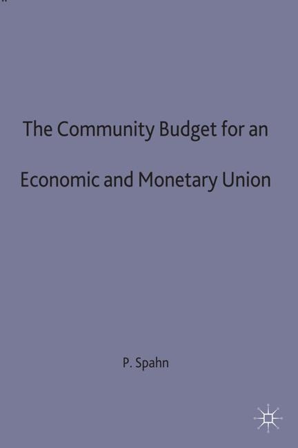 Community Budget for an Economic and Monetary Union -  P. Spahn