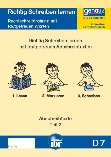 D7 - Richtig Lesen und Schreiben lernen - Cornelia Henkel