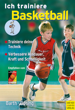 Ich trainiere Basketball