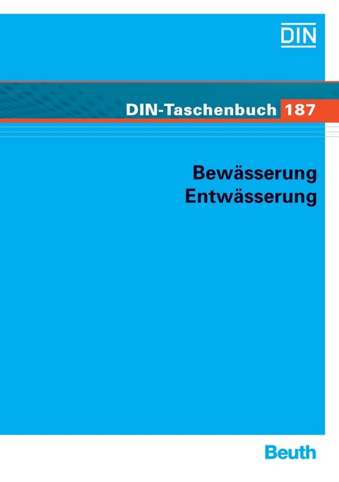 Bew&auml;sserung, Entw&auml;sserung