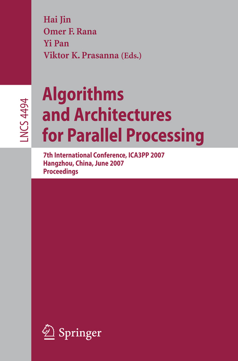 Algorithms and Architectures for Parallel Processing - 