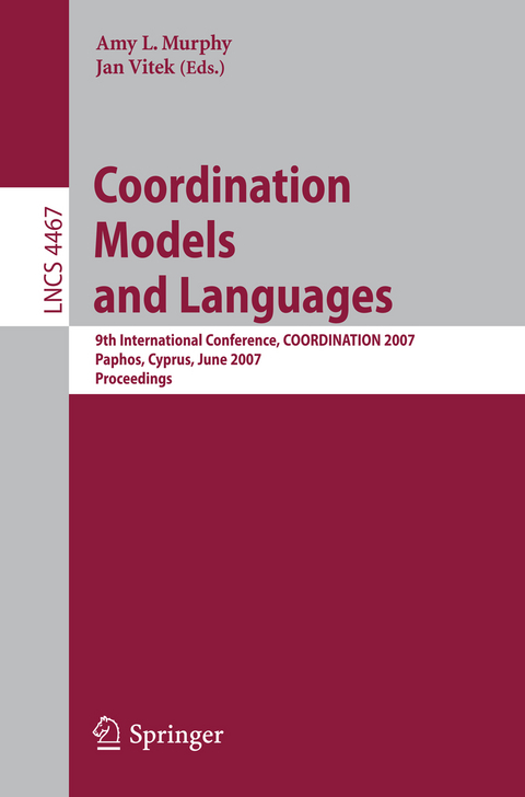 Coordination Models and Languages - 
