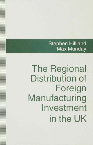 Regional Distribution of Foreign Manufacturing Investment in the UK