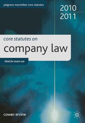Core Statutes on Company Law