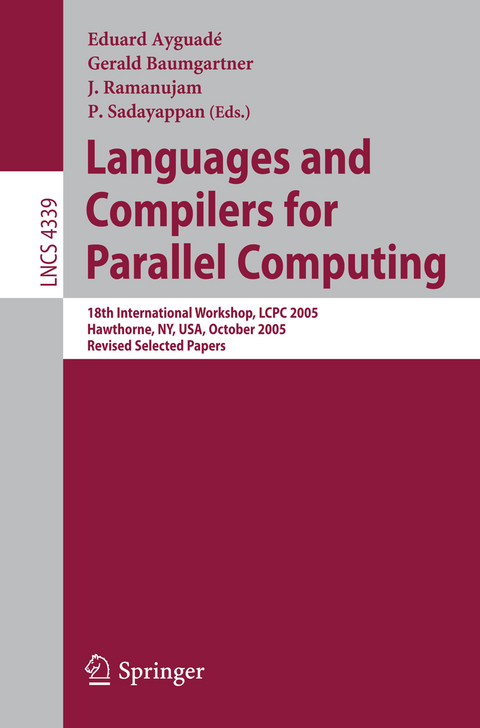 Languages and Compilers for Parallel Computing - 