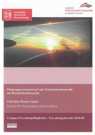 Flugzeuggesamtentwurf mit Zirkulationskontrolle am Hochauftriebssystem