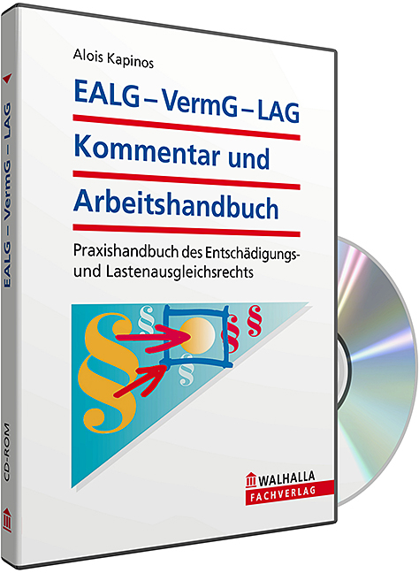CD-ROM EALG - VermG - LAG Kommentar und Arbeitshandbuch (Grundversion)