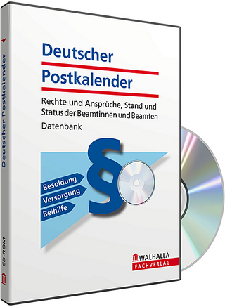 CD-ROM Deutscher Postkalender Beamtenrecht (Grundversion)