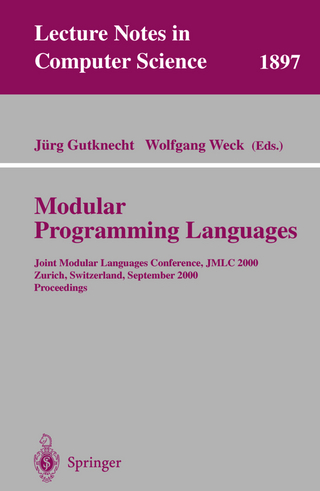 Modular Programming Languages