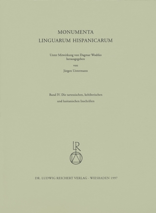 Die tartessischen, keltiberischen und lusitanischen Inschriften
