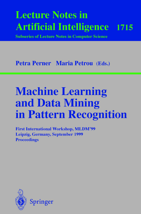 Machine Learning and Data Mining in Pattern Recognition - 