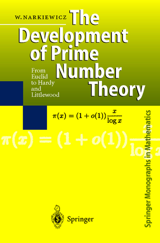 The Development of Prime Number Theory