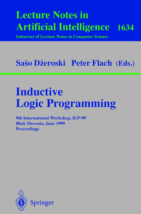 Inductive Logic Programming - 