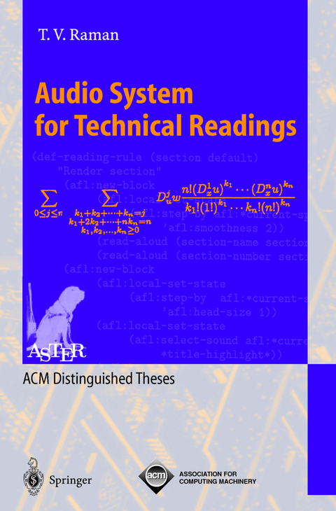 Audio System for Technical Readings - T.V. Raman