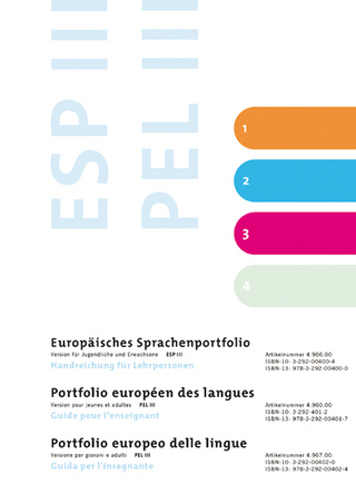 Europäisches Sprachenportfolio ESP III