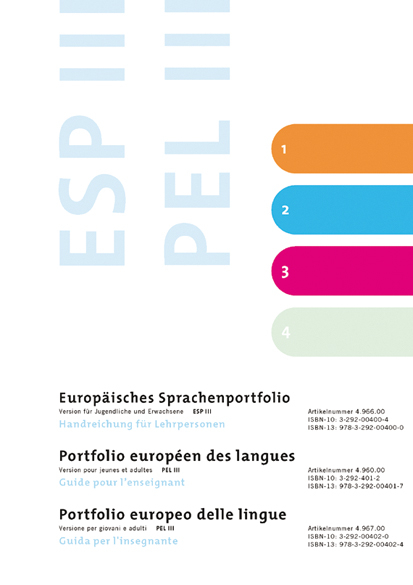 Europ&auml;isches Sprachenportfolio ESP III