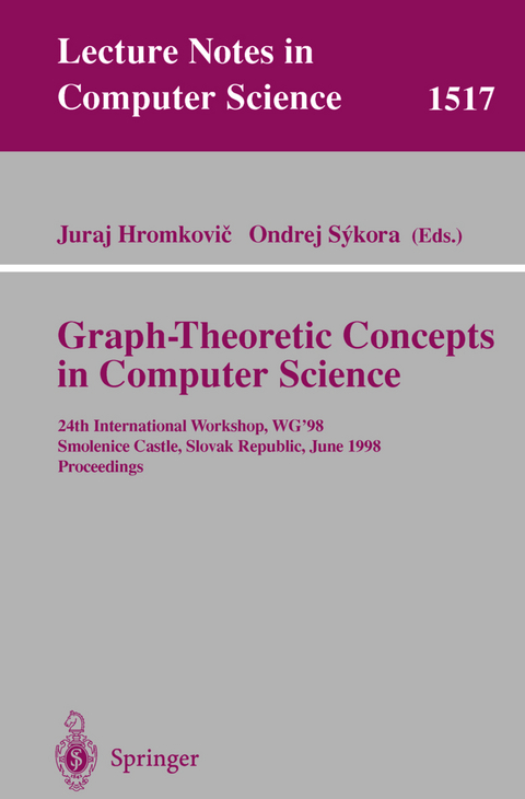 Graph-Theoretic Concepts in Computer Science - 