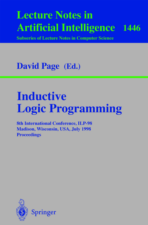 Inductive Logic Programming - 