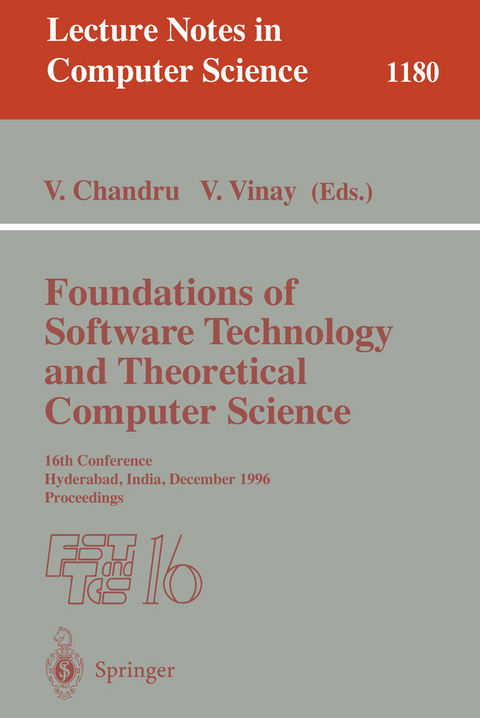 Foundations of Software Technology and Theoretical Computer Science - 