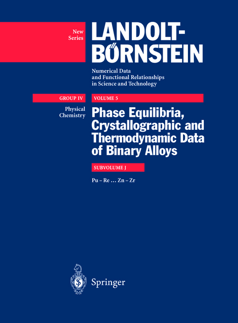 Pu-Re ... Zn-Zr - B. Predel