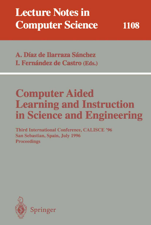 Computer Aided Learning and Instruction in Science and Engineering - 