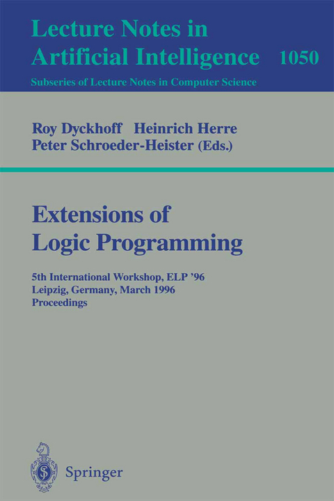 Extensions of Logic Programming - 