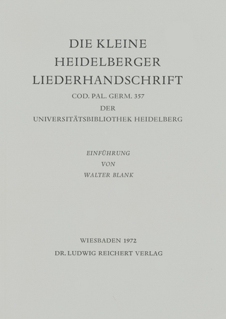 Die kleine Heidelberger Liederhandschrift
