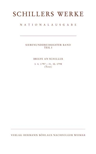 Schillers Werke. Nationalausgabe - 