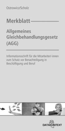 Merkblatt Allgemeines Gleichbehandlungsgesetz (AGG) - im Format DIN lang