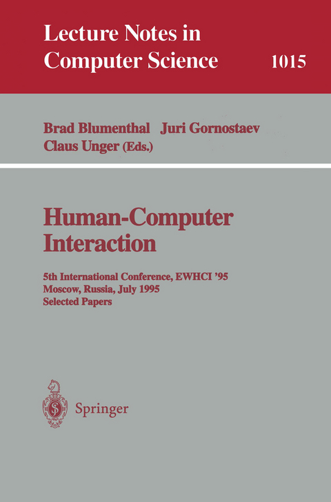 Human-Computer Interaction - 