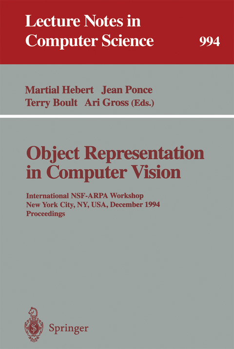Object Representation in Computer Vision - 