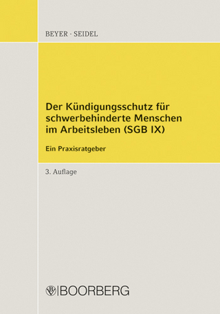 Kündigungsschutz für schwerbehinderte Menschen SGB IX