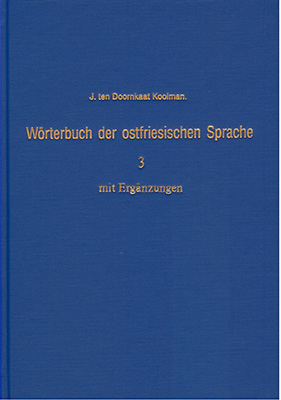 Wörterbuch der ostfriesischen Sprache - Band 3