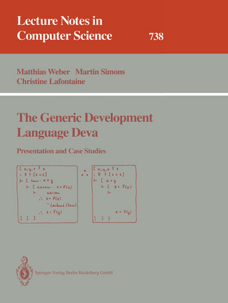 The Generic Development Language Deva