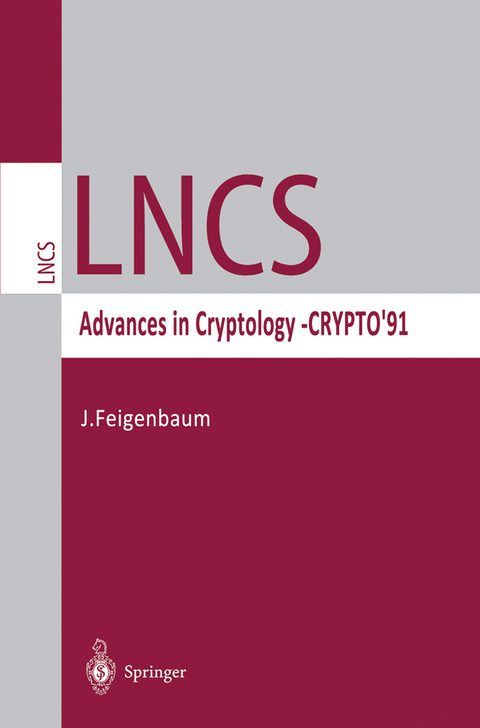 Advances in Cryptology &mdash; CRYPTO &rsquo;91 - 