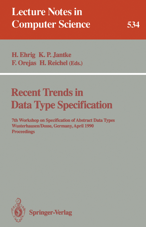 Recent Trends in Data Type Specification - 