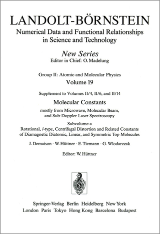 Rotational, l-type, Centrifugal Distortion and Related Constants of Diamagnetic Diatomic, Linear, and Symmetric Top Molecules / Rotations-, l-Aufspaltungs-, Zentrifugalaufweitungs- und verwandte Konstantendiamagnetischer zweiatomiger, linearer und symmetr