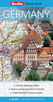 Germany Berlitz Road Map