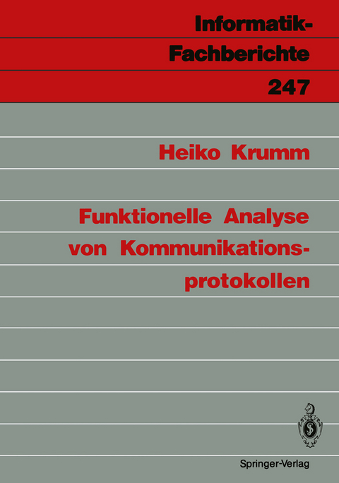 Funktionelle Analyse von Kommunikationsprotokollen - Heiko Krumm