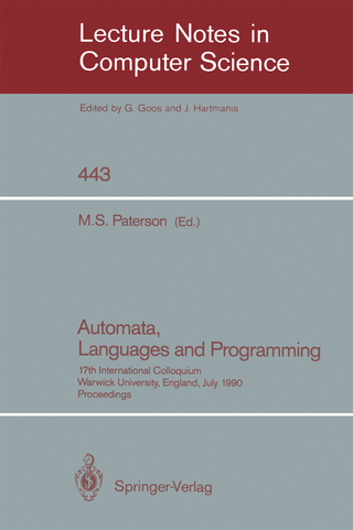 Automata, Languages and Programming