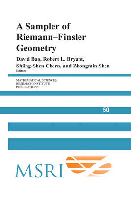A Sampler of Riemann-Finsler Geometry