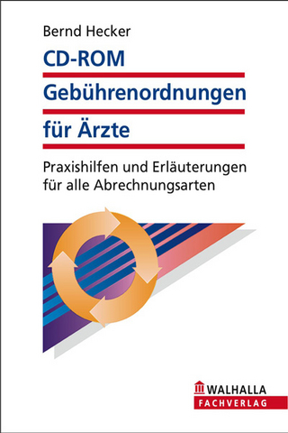 CD-ROM Gebührenordnungen für Ärzte (Grundversion)