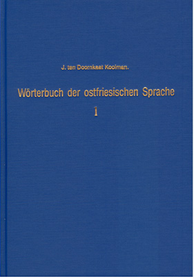 Wörterbuch der ostfriesischen Sprache - Band 1