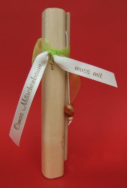 "Omas M&auml;rchenbaum muss mit" neues, gro&szlig;es Holzrollbuch von Petra Sellmayr-Vaas, - Petra Vaas