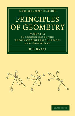 Principles of Geometry - H. F. Baker
